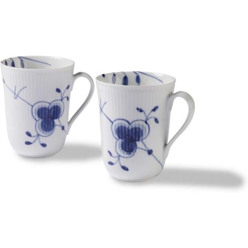  로얄코펜하겐Royal Copenhagen Mussel Mega Blue mugs 33 cl 23810 Pack of 2