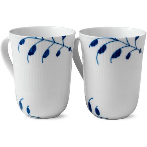  로얄코펜하겐Royal Copenhagen Mussel Mega Blue mugs 33 cl 23810 Pack of 2