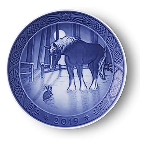  로얄코펜하겐Royal Copenhagen 1027165 Christmas Plate Collectible 2019