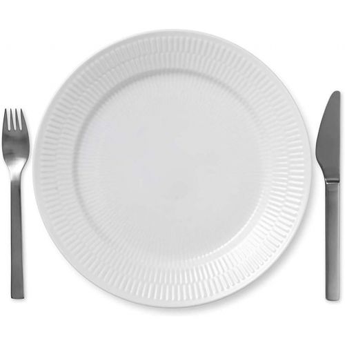  Brand: Royal Copenhagen Royal Copenhagen White Fluted Plain Dinner Plate