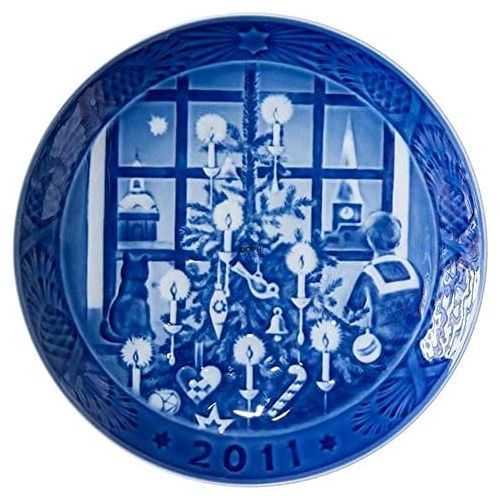  로얄코펜하겐Royal Copenhagen Christmas Plate 2011 Waiting for Santa