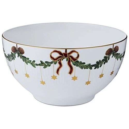  로얄코펜하겐Brand: Royal Copenhagen Star Fluted Christmas Serving Bowl