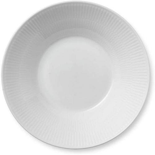  로얄코펜하겐Brand: Royal Copenhagen Royal Copenhagen Soup Plate White Ribbed (24cm)