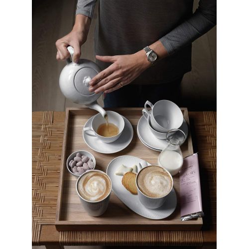  로얄코펜하겐Brand: Royal Copenhagen Royal Copenhagen Sugar Bowl White Ribbed 15cl