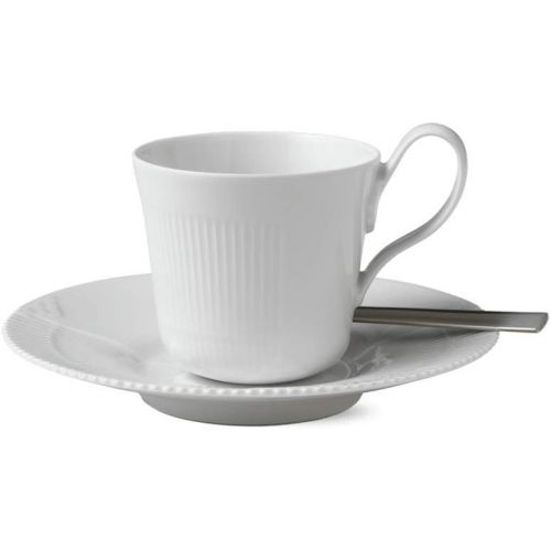  로얄코펜하겐Brand: Royal Copenhagen Royal Copenhagen Elements 2-Piece Mug White 0.25L