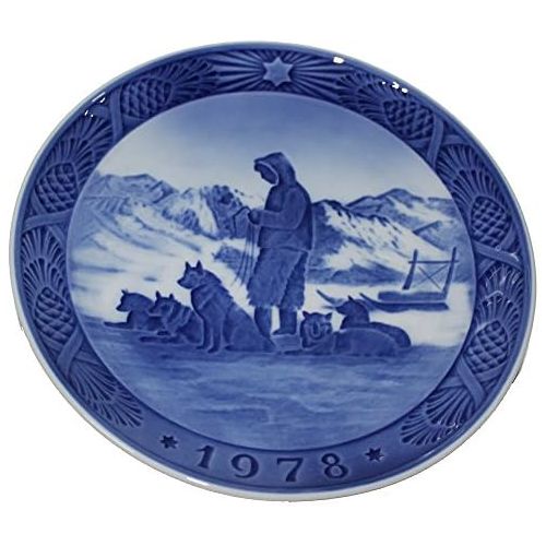  로얄코펜하겐Brand: Royal Copenhagen Royal Copenhagen 1978 Christmas Plate Greenland Scenery