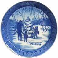 로얄코펜하겐Brand: Royal Copenhagen Royal Copenhagen I Carry A Parallel Imports Year Plate 1979 Christmas Tree