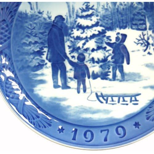  로얄코펜하겐Brand: Royal Copenhagen Royal Copenhagen I Carry A Parallel Imports Year Plate 1979 Christmas Tree