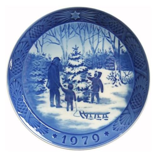  로얄코펜하겐Brand: Royal Copenhagen Royal Copenhagen I Carry A Parallel Imports Year Plate 1979 Christmas Tree