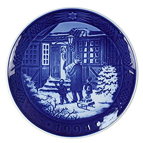  Royal Copenhagen 1994 Year Plate Christmas Shopping [ Parallel Import Goods ]