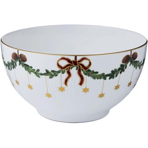  Royal Copenhagen Star Fluted Christmas Serving Bowl