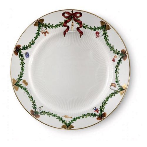  Royal Copenhagen Star Fluted Christmas Dinner Plates by Royal Copenhagen