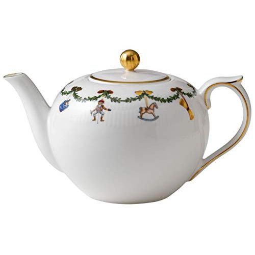  Royal Copenhagen Star Fluted Christmas Teapot