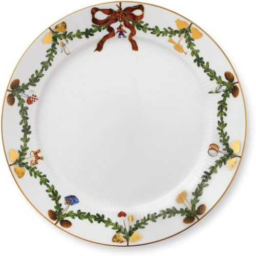  Royal Copenhagen Star Fluted Christmas Dinner Plate