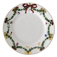 Royal Copenhagen Star Fluted/Xmas Plate Flat 19 cm Porcelain Multi Coloured