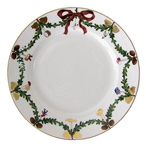  Royal Copenhagen Star Fluted/Xmas Plate Flat 19 cm Porcelain Multi Coloured