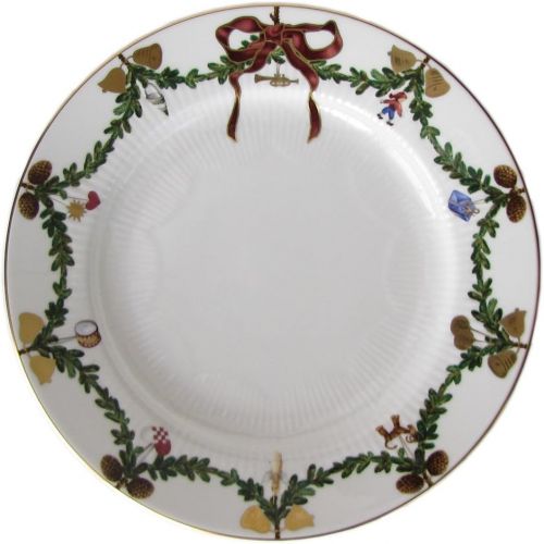  Royal Copenhagen Star Fluted/Xmas Plate Flat 22 cm Porcelain Multi Coloured