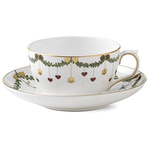  Royal Copenhagen Star Fluted Christmas Tea Cup and saucer 32 cl