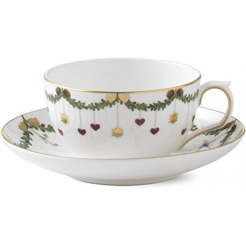  Royal Copenhagen Star Fluted Christmas Tea Cup and saucer 32 cl
