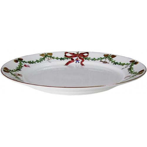  Royal Copenhagen Star Fluted/Xmas Plate Flat 27 cm Porcelain Multi Coloured