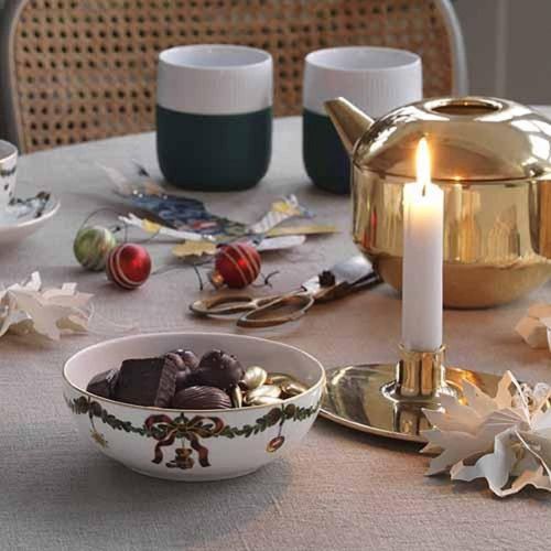  Royal Copenhagen Star Fluted Christmas Bowl 50cl