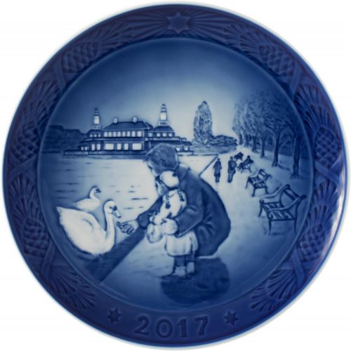  Royal Copenhagen 1021105 Christmas Plate 2017, by The Lake