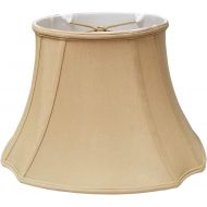 Royal Designs, Inc Royal Designs Oval Inverted Corner Lamp Shade, Eggshell, (7.75 x 10) x (14.74 x 17) x 11.75