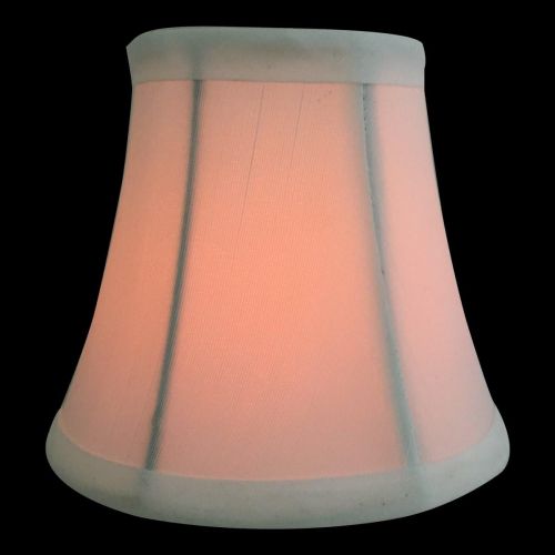  Royal Designs, Inc Royal Designs Chandelier Lamp Shades, 3x 5x 4.5, Soft Bell, White, Clip-On, Set of 6 (CSO-1021-5WH-6)