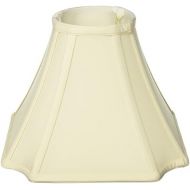 Royal Designs, Inc Royal Designs Inverted Corner Round Top Lamp Shade, Eggshell, 5 x 11.5 x 9.5, UNO Floor Lamp
