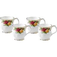 Royal Doulton-Royal Albert Old Country Roses Mugs, Set of 4