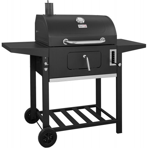  Royal Gourmet 24 Inch Charcoal Grill,BBQ Outdoor Picnic, Camping, Patio Backyard Cooking,Black