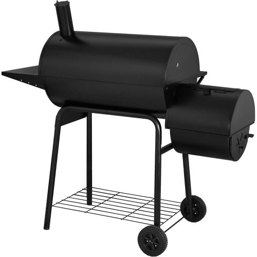  Royal Gourmet 30 BBQ Charcoal Grill and Offset Smoker | 800 Square Inch cooking surface, Outdoor for Camping | Black, CC1830S model