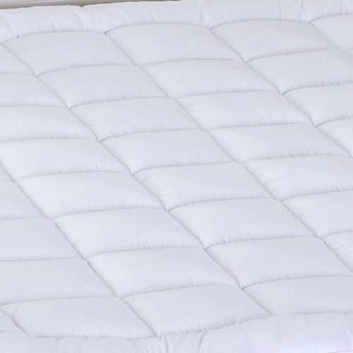 Royal Hotel Royal Plush Mattress Topper, Full, 3 Inches Hypoallergenic Overfilled Down Alternative Anchor Bands Mattress Topper