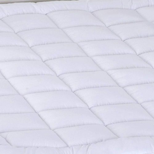  Royal Hotel Royal Plush Mattress Topper, California King, 3 Inches Hypoallergenic Overfilled Down Alternative Anchor Bands Mattress Topper