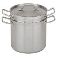 Royal Industries Double Boiler with Lid, 8 qt, 9.4 x 7.5 HT, Stainless Steel, Commercial Grade - NSF Certified