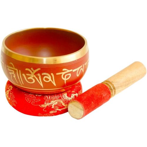  Royal Sapphire tibetan singing bowl mantra healing energy bell meditation instrument antique vibration ~ stress relief ~ cushion ~ music relaxation명상종 싱잉볼