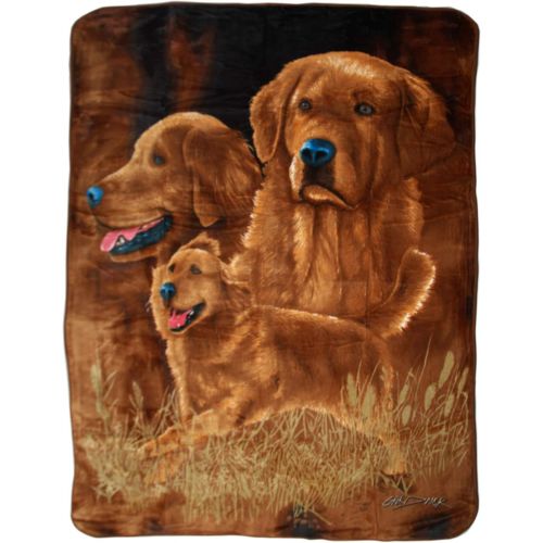  Royal plush Royal Plush Extra Heavy Queen Size Mink Blanket - Labrador Retriever (79 x 85)