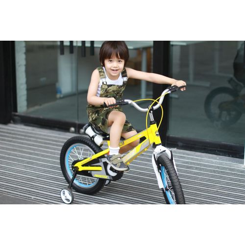  Royalbaby Space No. 1 Aluminum Kids Bike, 12-14-16-18 inch Wheels, Three Colors Available