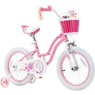 Royalbaby Stargirl Kids Bike Girls 12 14 16 18 20 Inch Children's Bicycle with Basket for Age 3-12 Years