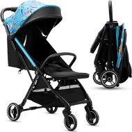 Royalbaby Lightweight Baby Stroller with Compact Fold, Toddler Travel Stroller for Airplane Friendly, Infant Umbrella Stroller with Oversized Canopy with Sun Visor