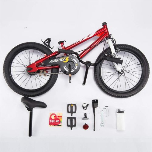  RoyalBaby Boys Girls Kids Bike BMX Freestyle 2 Hand Brakes Bicycles with Training Wheels Child Bicycle