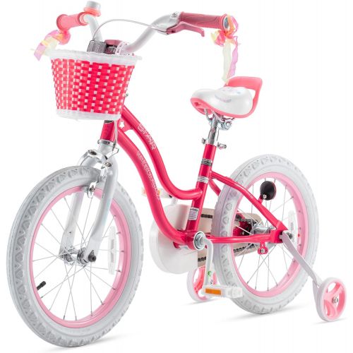  RoyalBaby Stargirl Kids Bike Girls 12 14 16 18 20 Inch Childrens Bicycle with Basket for Age 3-12 Years