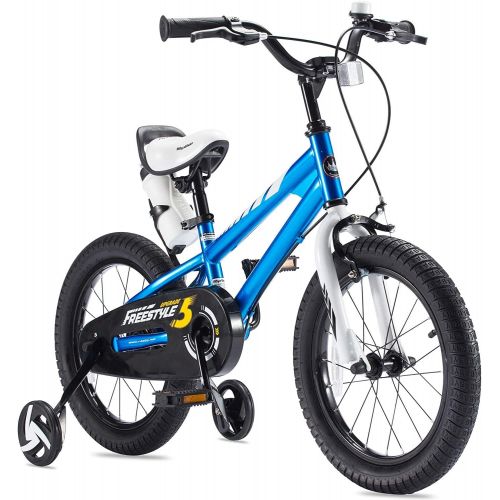  RoyalBaby Freestyle Kids Bike 2 Hand Brakes 12/14/16/18 Inch Childrens Bicycle for Boys Girls Age 3-9 Years