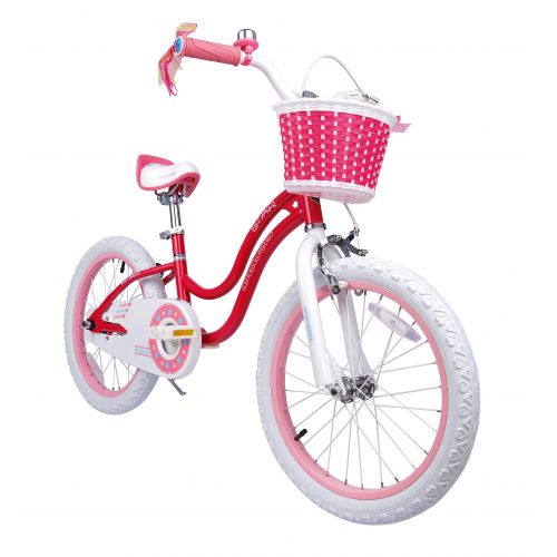  RoyalBaby Stargirl Girls Bike, 18 inch Wheels, Pink