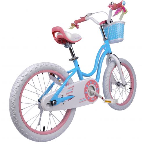  RoyalBaby Stargirl Girls Bike, 18 inch Wheels, Pink