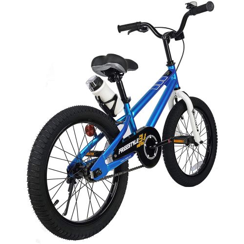  Royalbaby Freestyle Blue 18 inch Kids BIke With Kickstand