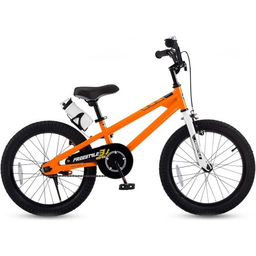  Royalbaby Freestyle Blue 18 inch Kids BIke With Kickstand