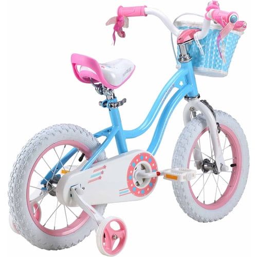  RoyalBaby Stargirl Girls Bike, 16 inch Wheels, Blue