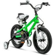 Royalbaby Freestyle Green 14 inch Kids BIke With Training wheels