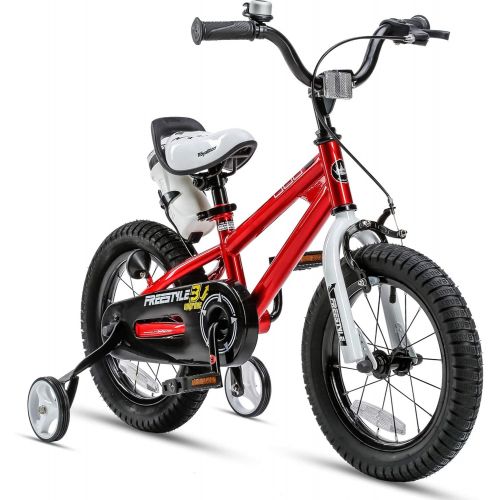  Royalbaby Freestyle Red 14 inch Kids BIke Boys And Girls Bicycle With Training wheels